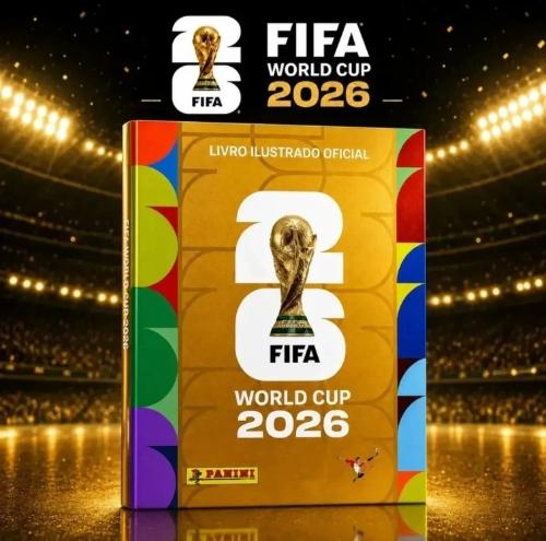 Álbum Tapa Dura Dorado Mundial 2026 Panini Brasil