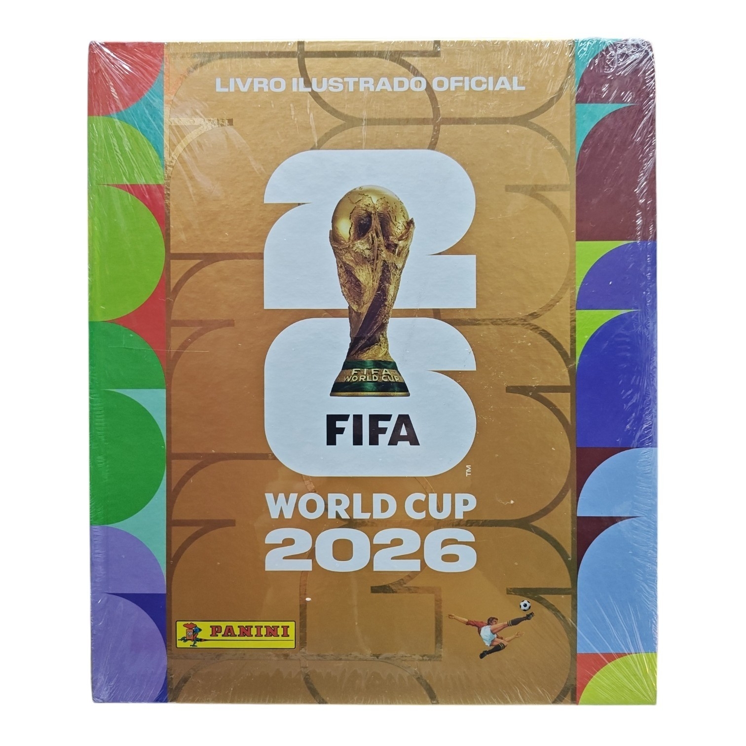 Álbum Tapa Dura Dorado Mundial 2026 Panini Brasil - Imagen 2