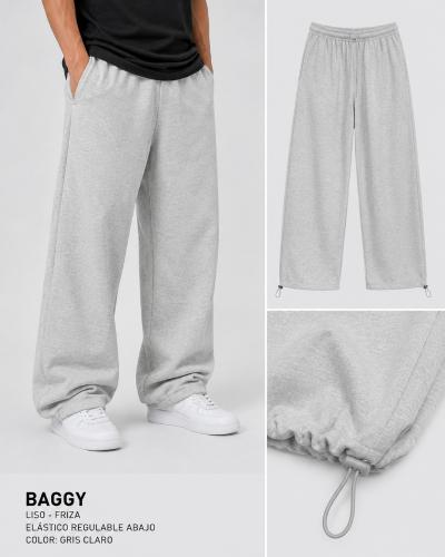 Baggys Lisos Algodón Frisa