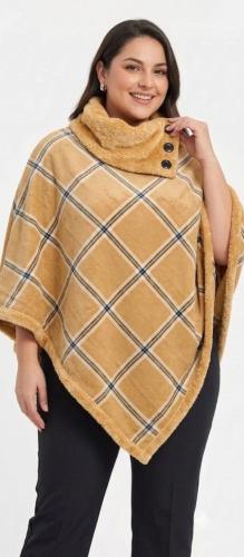Ponchos Polar Piel