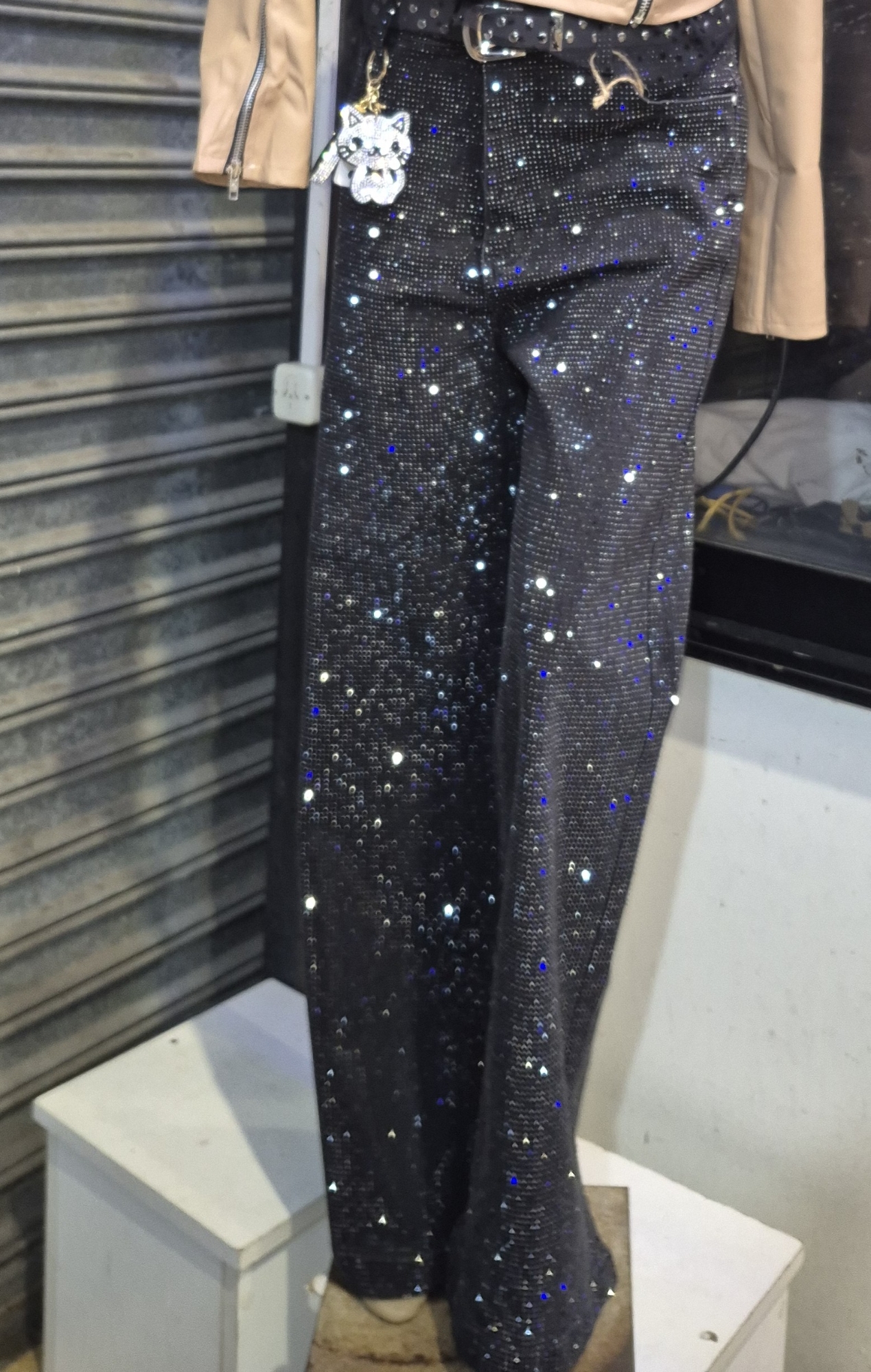 Jeans Elastizado con Strass - Imagen 3