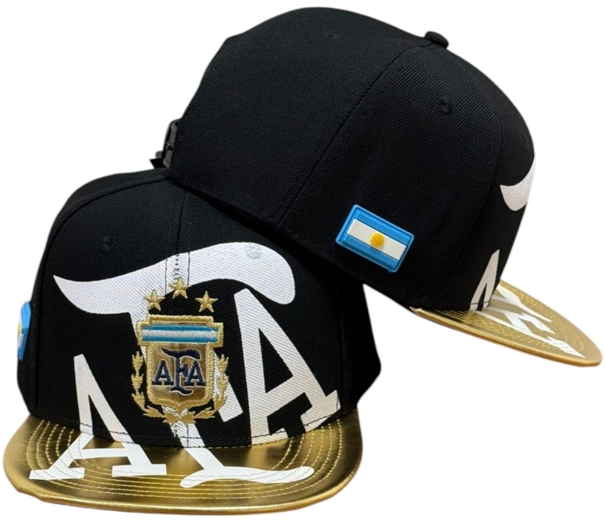 Gorras Afa Argentina Curvas y Planas Premium Mundial Libre Elección en Más de 700arti - Imagen 5