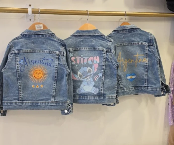Campera Jeans Glamur Elastiza
