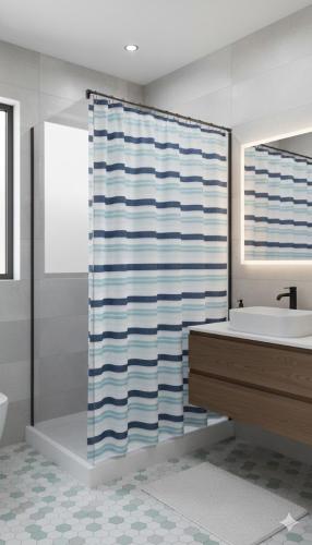 Cortina de Baño Teflonada