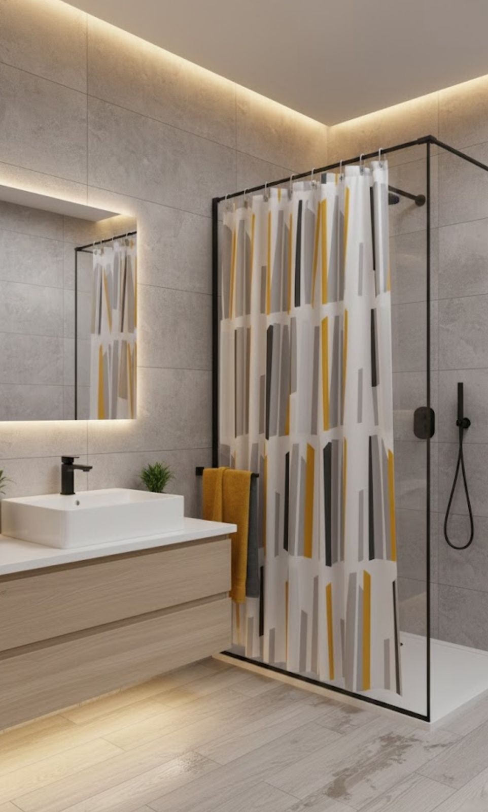 Cortina de Baño Teflonada - Imagen 3