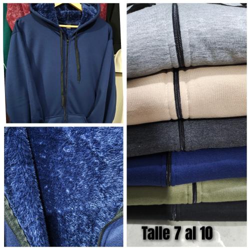 Camperas de Jersey con Piel