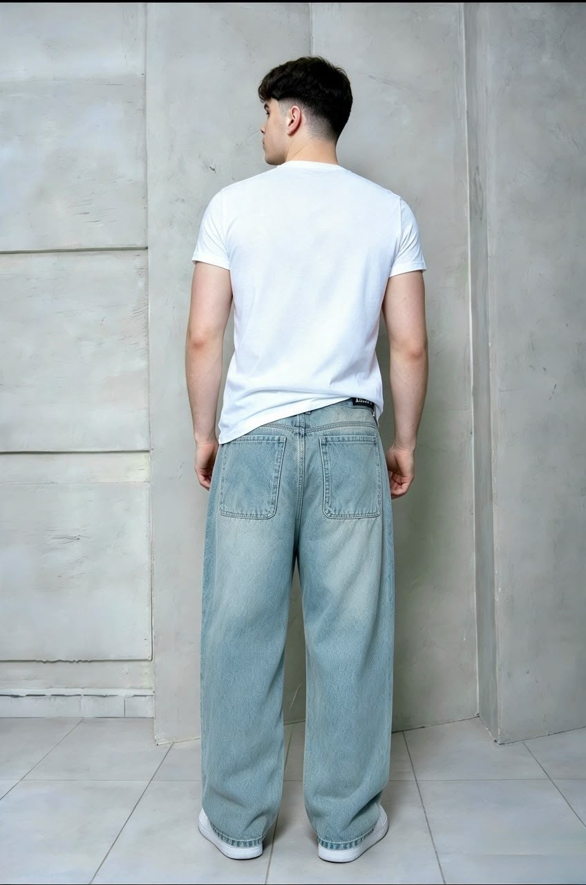 Baggy Oxido con Localizado y Bigotes - Imagen 2