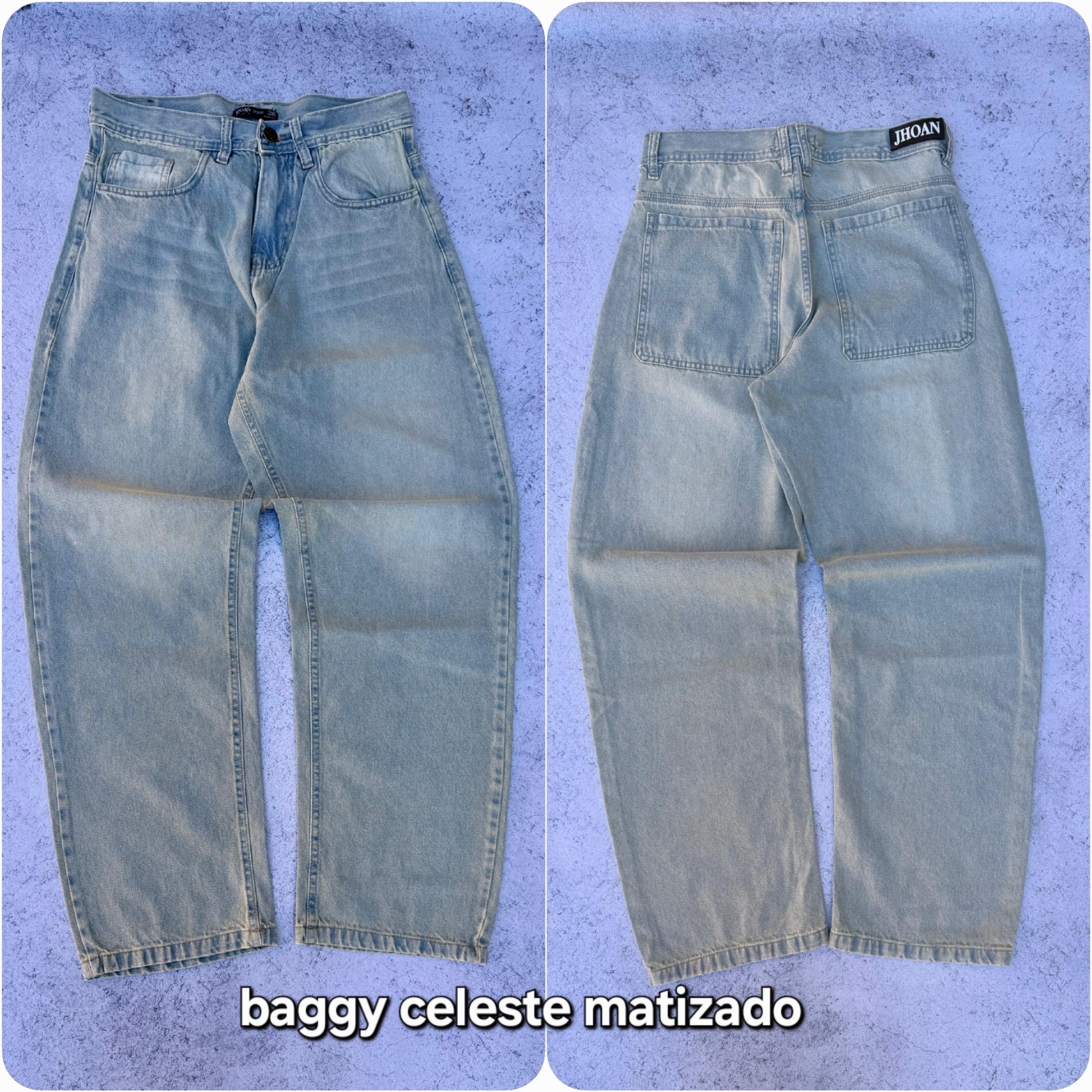 Baggy Oxido con Localizado y Bigotes - Imagen 2