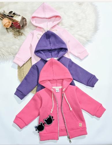 Campera Cielo Frisa Peinada