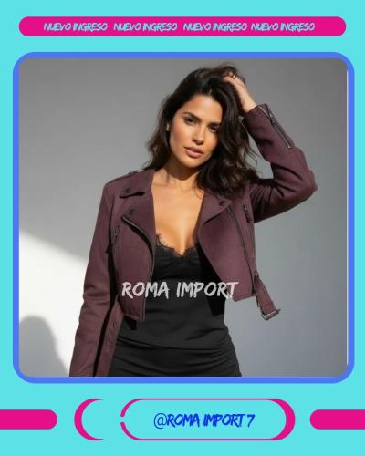 Campera Crop de Gamuza Yd