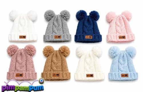 Gorros Tejidos Doble Oreja