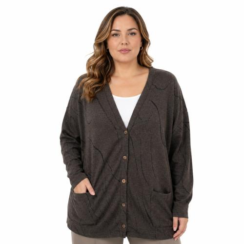 Cardigan de Lanilla con Lurex