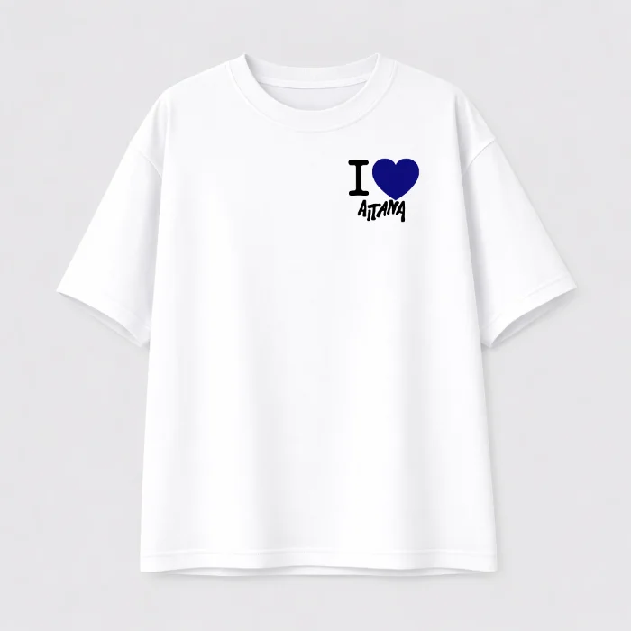 Remera "i Love Aitana" Overisze Algodon Peinado