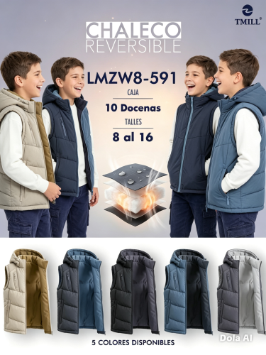 Chalecos Reversibles de Nene - Miniatura 3