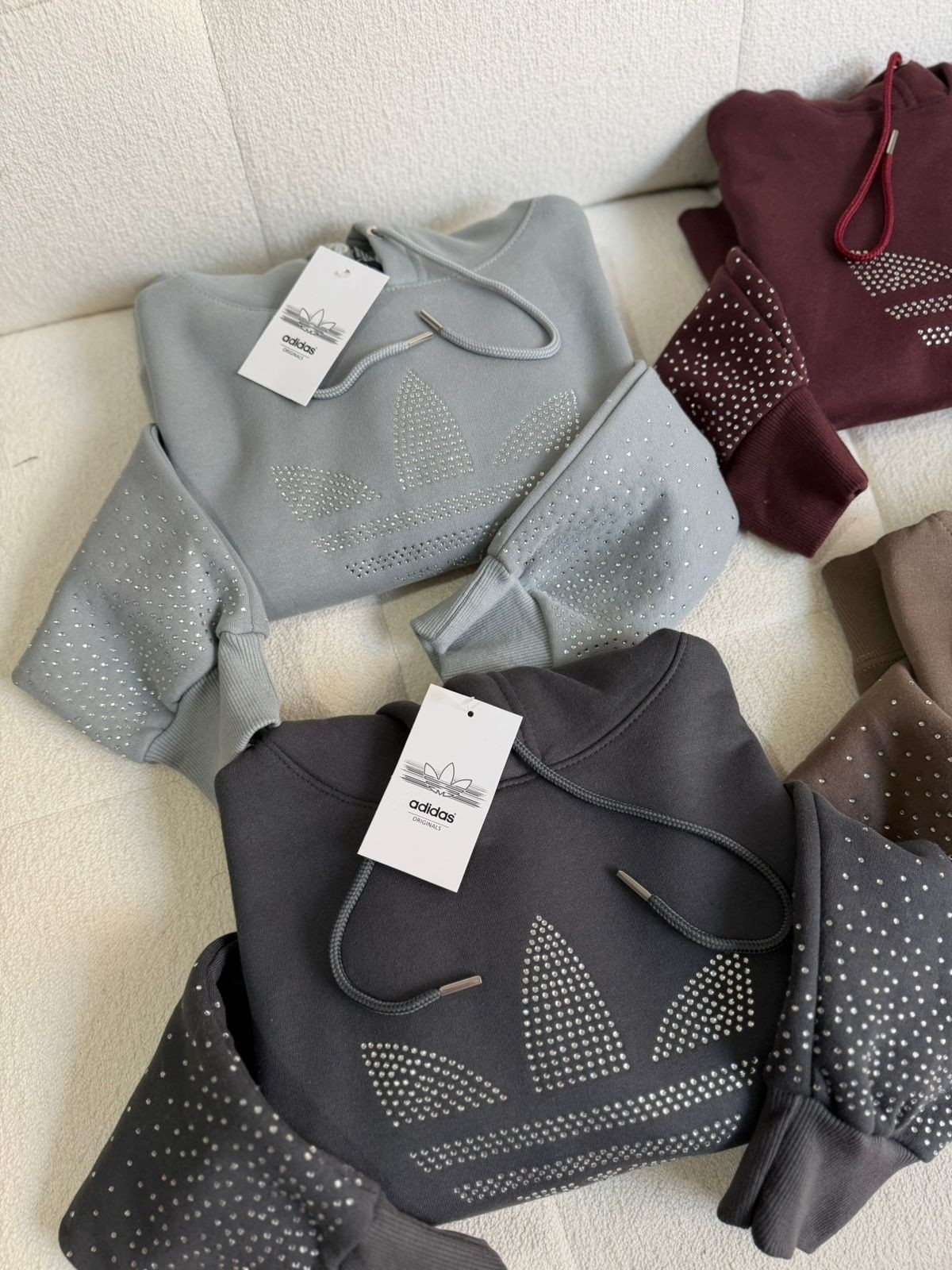 Buzo Crop Oversize Strass Premiun - Imagen 4