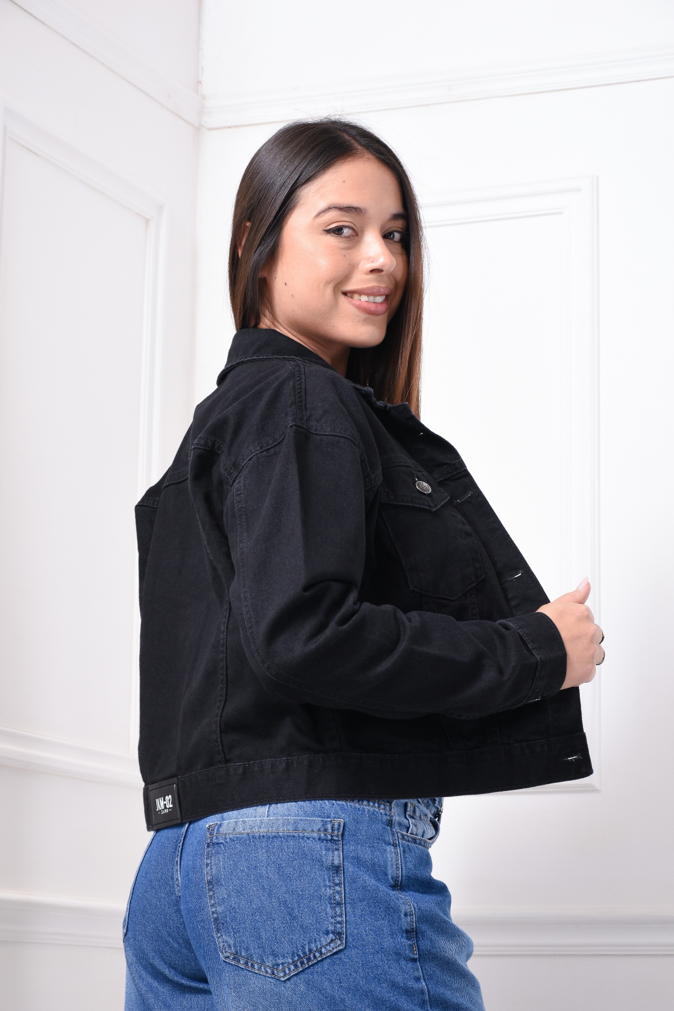 Campera Mom Negra - Imagen 2