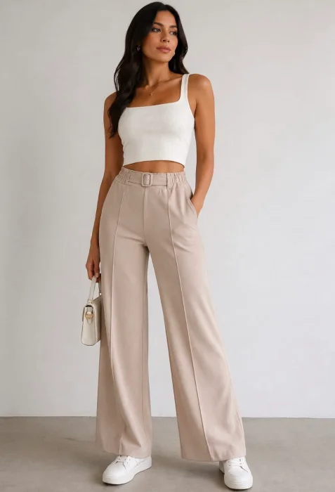 Pantalón Sastrero con Hebilla