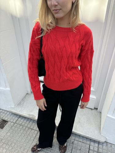 Sweater Trenzado Lana Soft