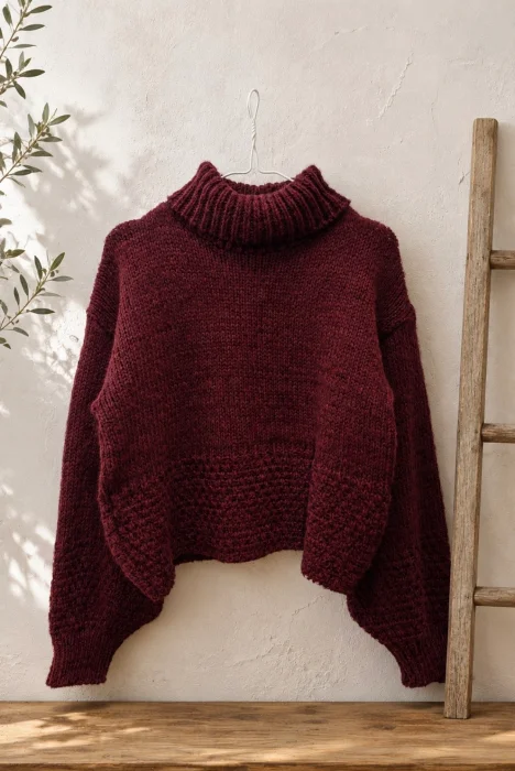 Sweater Polera Frisado
