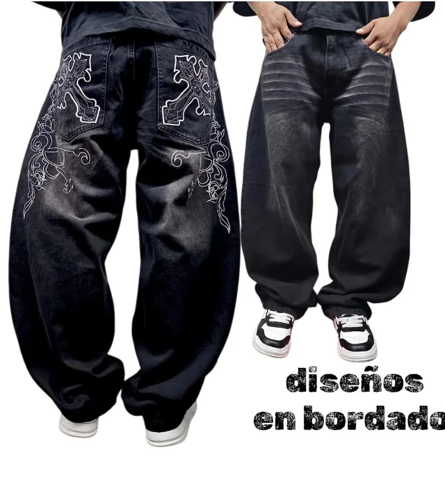 Baggy Bordado la Cruz