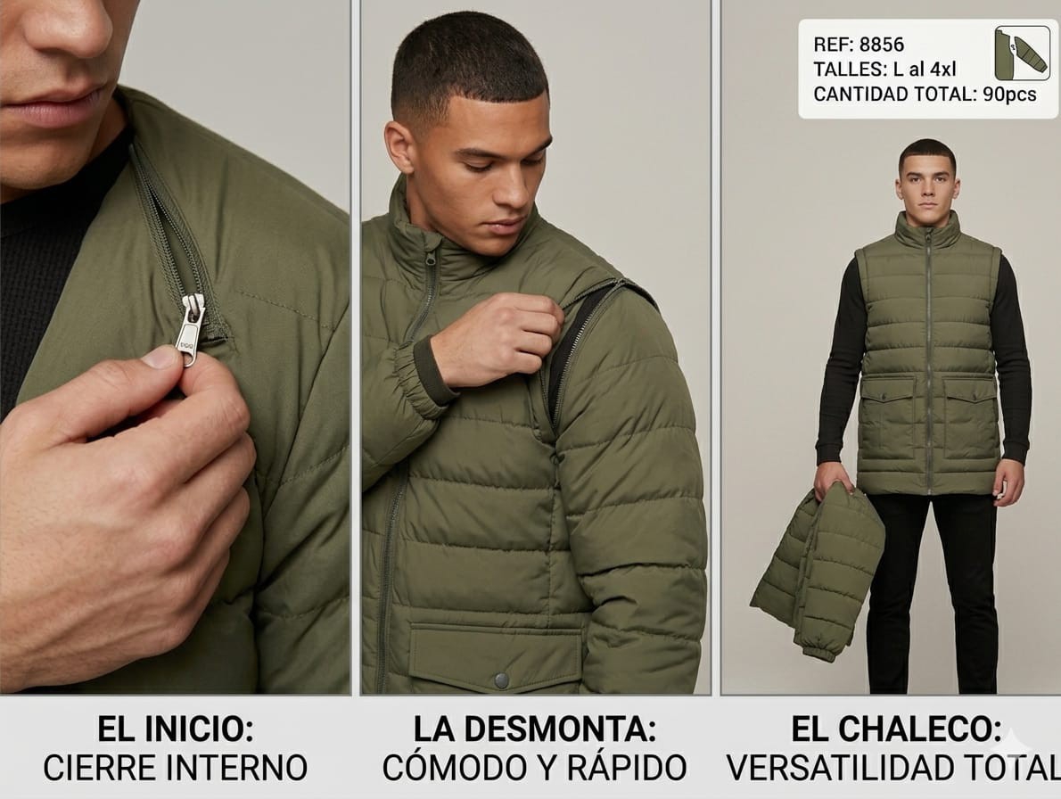 Campera/chaleco 2 en 1 - Imagen 1
