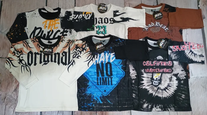 Camiseta M/l Varón X 3 Unidades