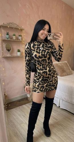 Vestido Animal Print