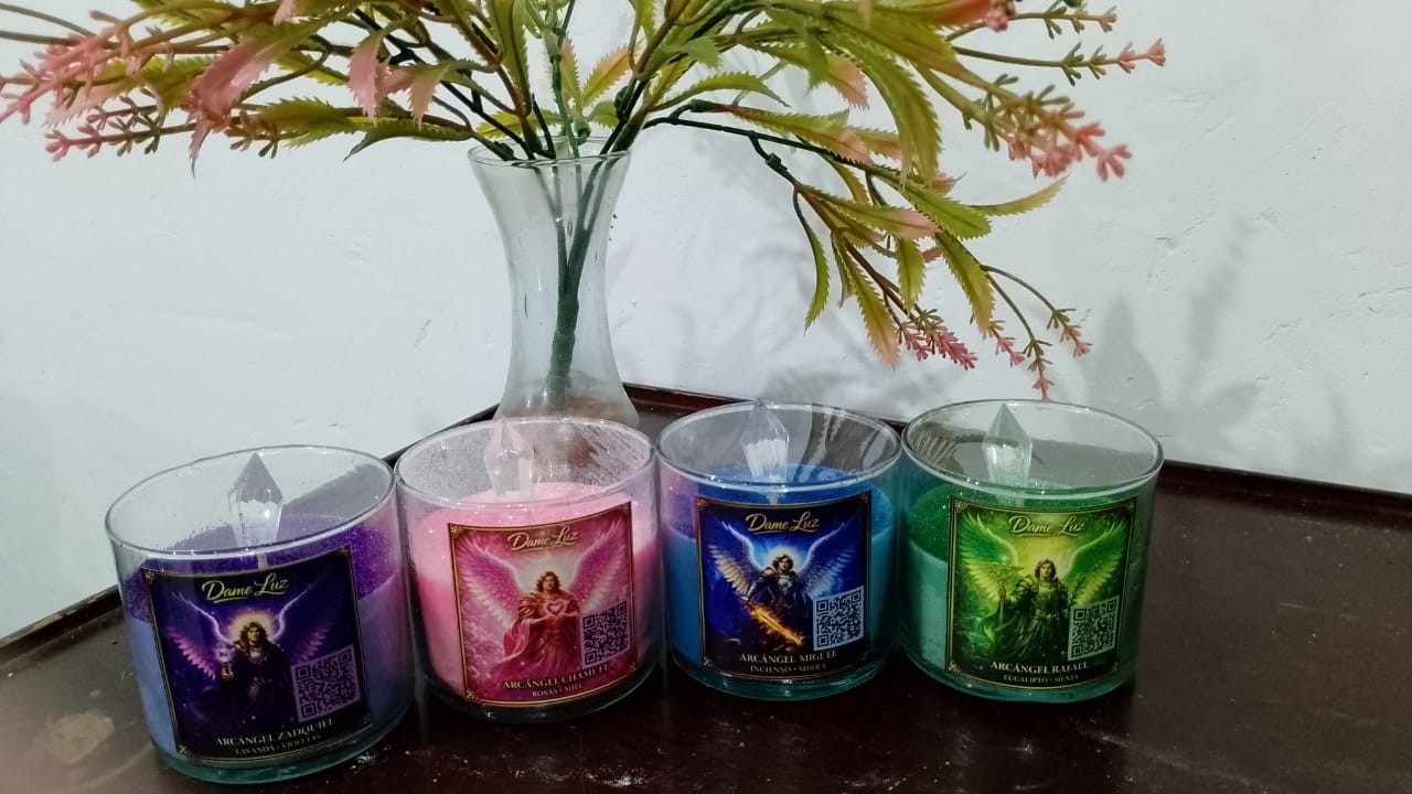 Velas Arcangeles / Chakras Meditación Aromaticas - Imagen 3