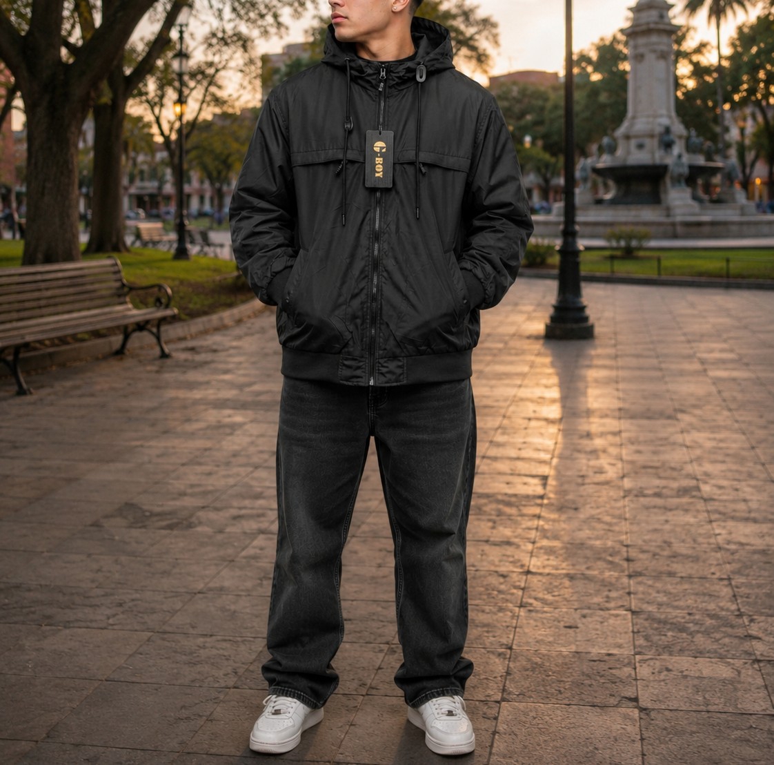 Campera Rompeviento Forrada - Imagen 2