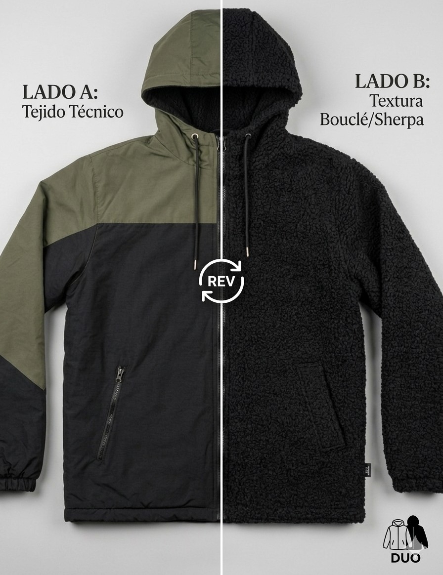 Campera Reversible Doble Cara - Imagen 1