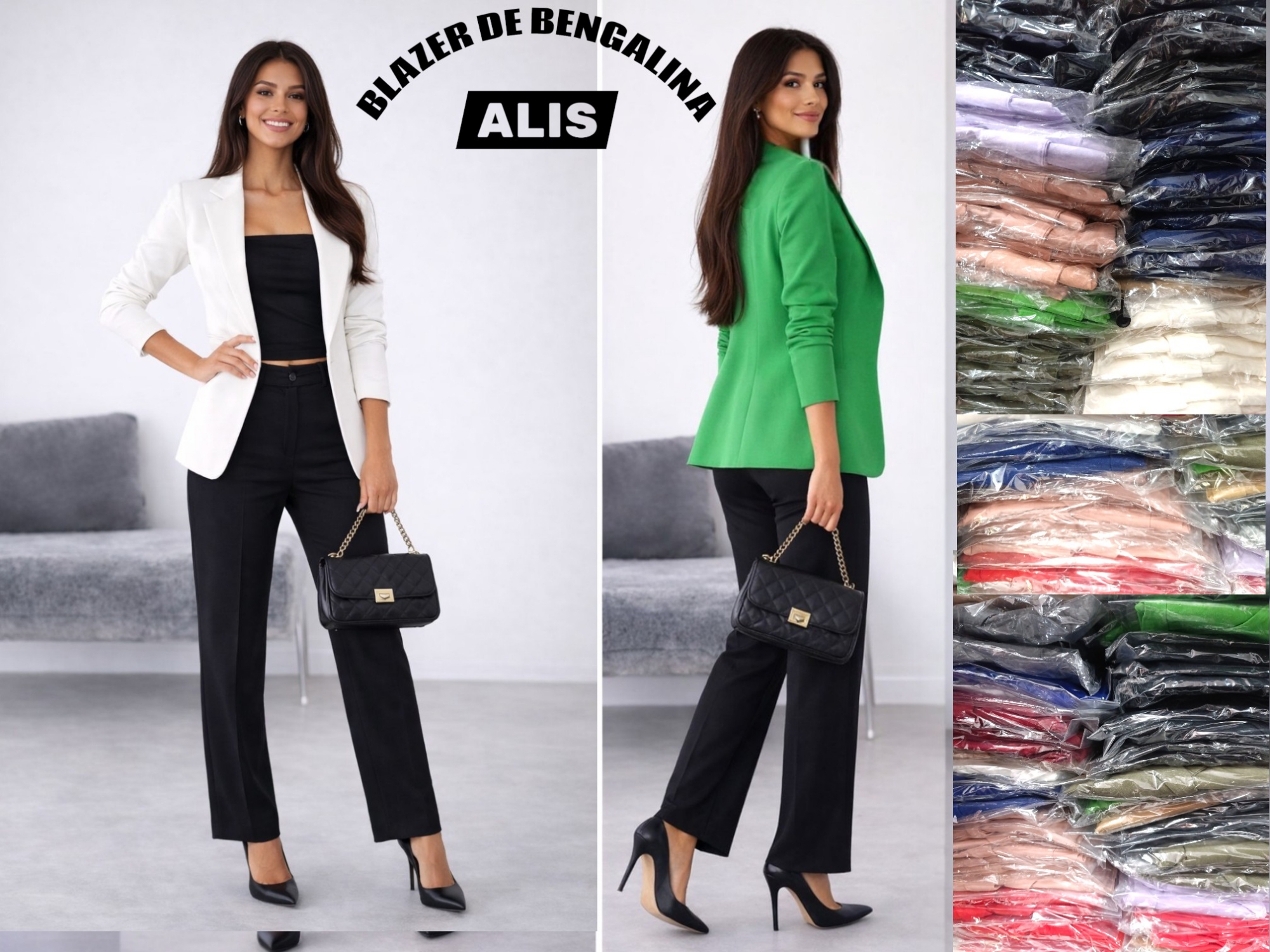 Blazer de Bengalina Elastizada Alis - Imagen 3