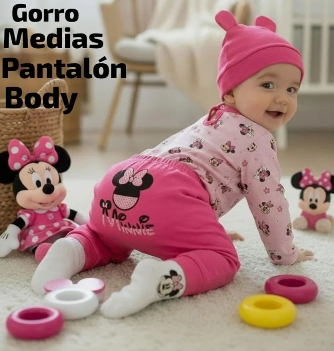 Body 4 Piezas Minnie