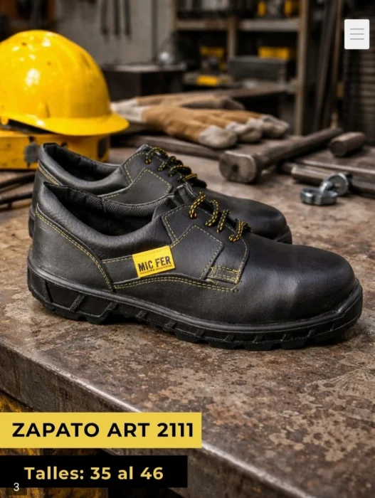 Zapato Mic Fer Punta de Acero Calidad