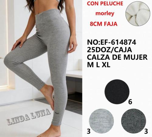 Calza Morley Algodón con Corderito Talle M al Xl
