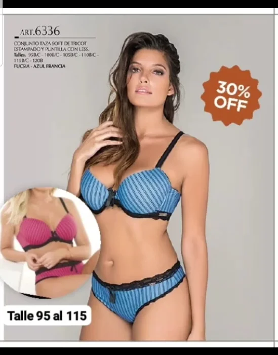 Conjunto Taza Soft Hueca  de Microfibra y Colaless -95 al 115