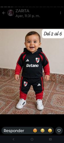 Conjunto Bebé River Boca