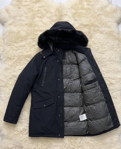 Campera Parka Impermeable Negro