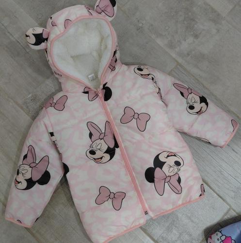 Campera Minnie Print Rosa 3 al 6