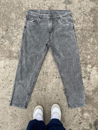 Jean Clásico Hombre Gris Liso - Miniatura 4