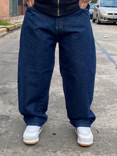 Baggy Raw Denim (azul Liso) - Miniatura 2