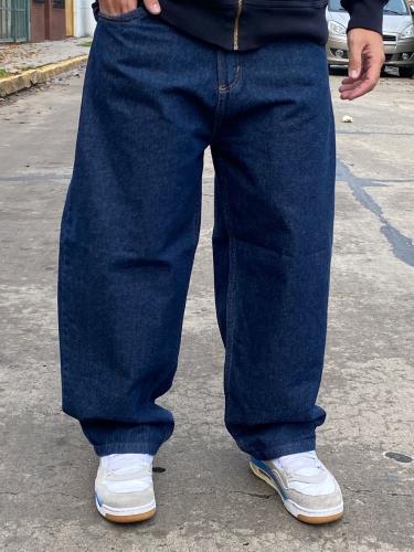 Baggy Raw Denim (azul Liso) - Miniatura 3