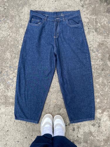 Baggy Raw Denim (azul Liso) - Miniatura 4