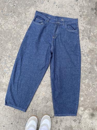 Baggy Raw Denim (azul Liso) - Miniatura 5