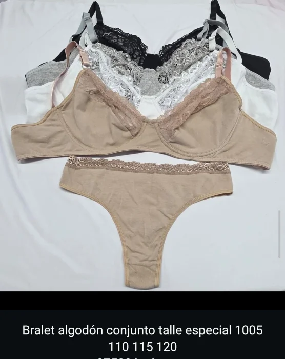 Conjunto Especiales con Aro de Algodón Lycra Peinado
