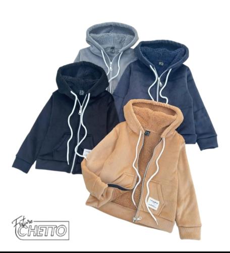 Campera de Corderoy con Piel