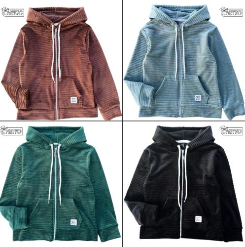 Campera Wafle con Plush