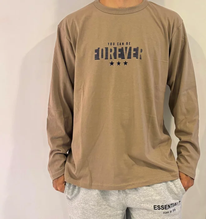 Remera Manga Larga  Hombre