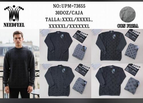 Polera Térmica Frizada de Hombre  X Docena