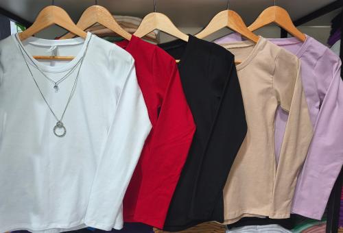 Camiseta de Algodón con Lycra