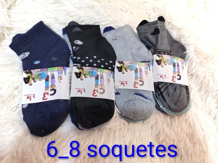 Medias Soquetes de Algodón de Niños